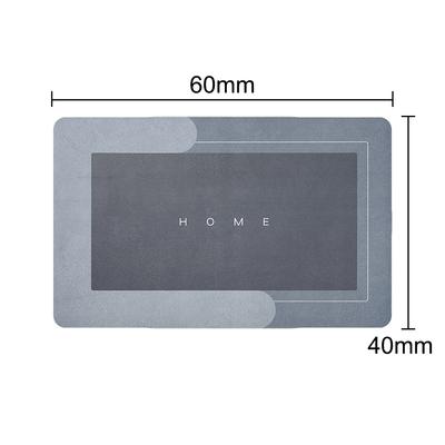 Quick Drying Bathroom Carpet Super Absorbent Bath Mat Modern Simple 60x40cm Kitchen Oil-proof Mat Non-slip Toilet Floor Mats