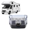 Automotive Sound Wiring Junction Box Power Distribution Unit with One 0GA Input and Four 4GA Outputs Including Adapters