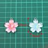 10Pcs 25X29mm DIY Resin Accessories Five-petal Flower Jewelry Accessories