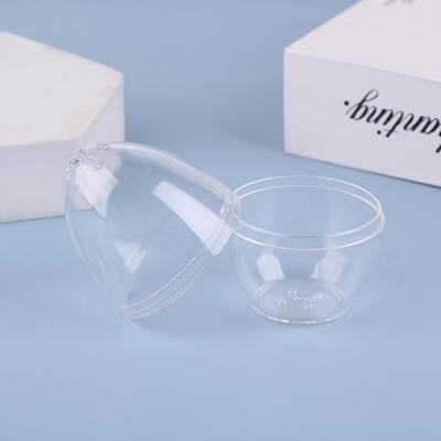 Makeup Powder Puff Empty Egg-Shaped Frame Transparent Puff Make Up Organizer Holder Beauty Cosmetic Sponge Storage Box