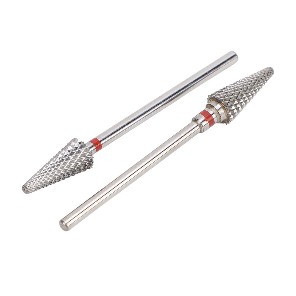 Nail Tapered Drill Bit Professional Fast Removing Tungsten Steel Manicure Drill Bits for Exfoliating