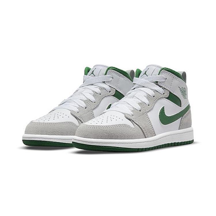 Jordan 1 Mid SE White Pine Green Smoke Grey PS DC7249-103