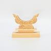Kamidana no Sato Shinto Mirror, Kiso Hinoki Wood, 2 inches, Natural