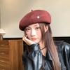 Korean Retro Beret Women's Autumn and Winter Warm and Fashionable Versatile Pumpkin Hat British Face Showing Little Painter Hat