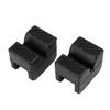 Plouluyt 2pcs Rubber Jack Pad Jack Stand Adapter Universal Rubber Slot Frame Rail Pinch Weld Protector Car Lift Pad
