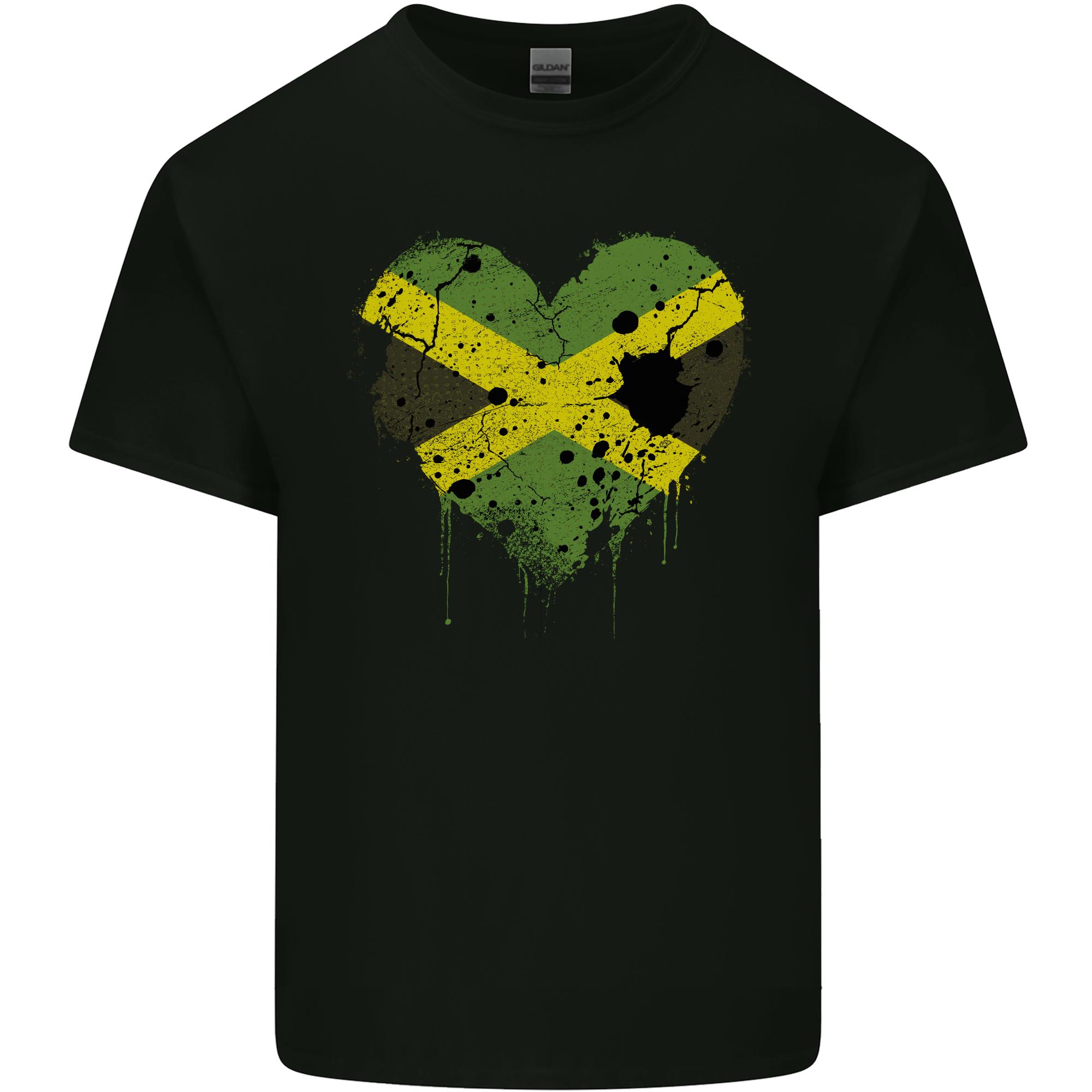 Love Jamaican Flag Jamaica Day Football Unisexs Light Cotton Tshirt S