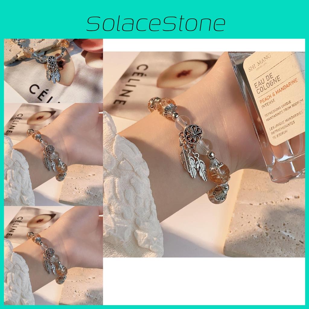 Chic Geometric Lotus Bracelet For Women Handcrafted Beads Stylish Alloy Jewelry