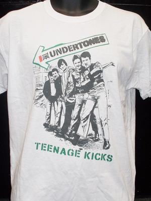 The Undertones TEENAGE KICKS Colore Bianco Taglia S-5XL Maglietta CS060 T-Shirt Unisex