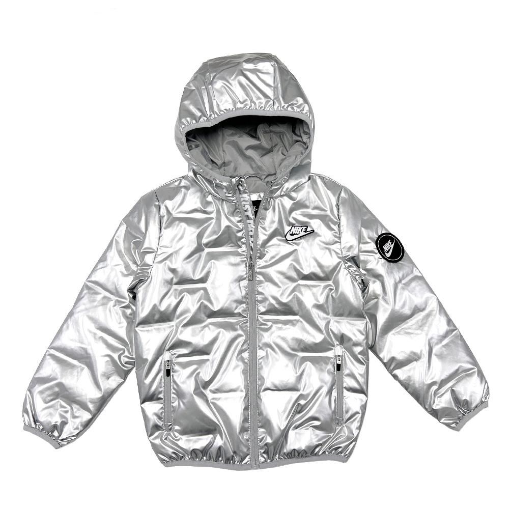 Nike Down Jacket Teenagers Silver HQ7960-083,HQ7186-033 L