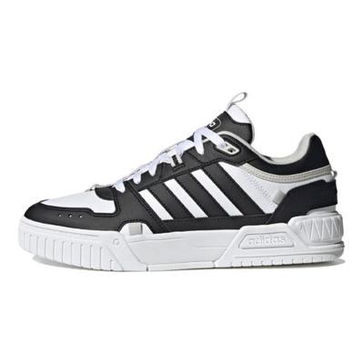 Neo D-Pad Leather Comfortable Trendy Slip-Resistant Durable Lightweight Low-Top Skate Shoes Unisex Sneakers Black White IG7586