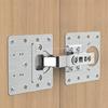 2/10Sets Hinge Repair Plate Kitchen Cabinet Door Hinges Mounting Plate with Screw Flat Fixing Brackets Furniture Hardware Tools