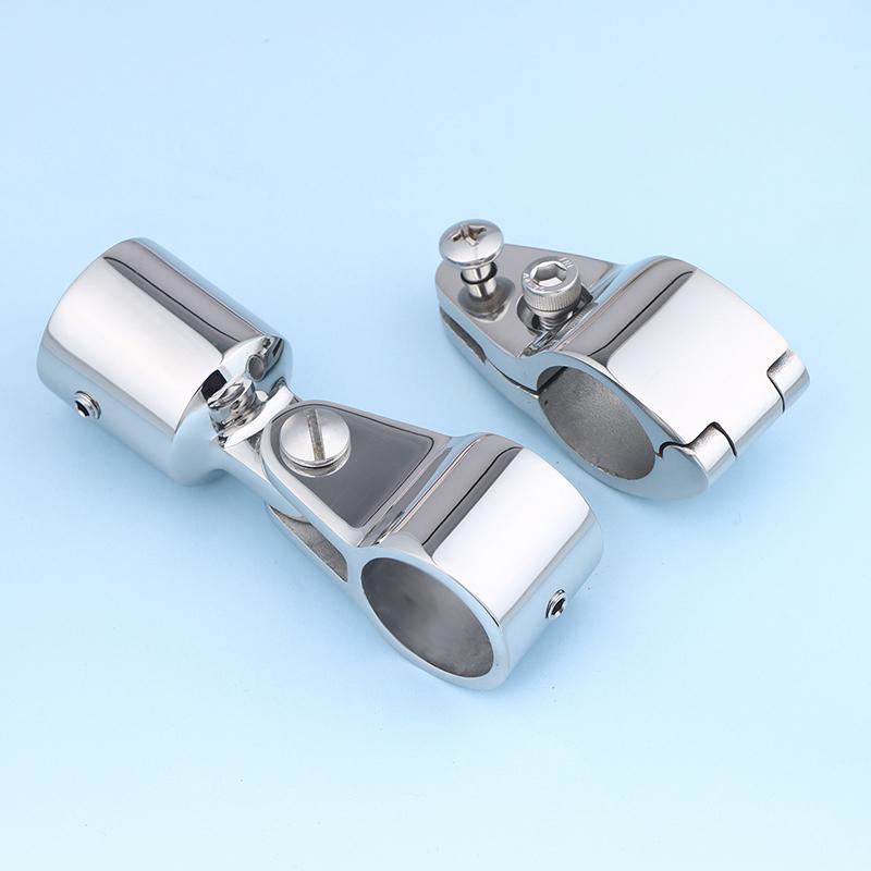 22/25/30/32MM Boat Bimini Top Fitting Slide Cap Slide Sleeve Pipe Eye End Cap Jaw Slide Clamp External Eye End Canopy Tub