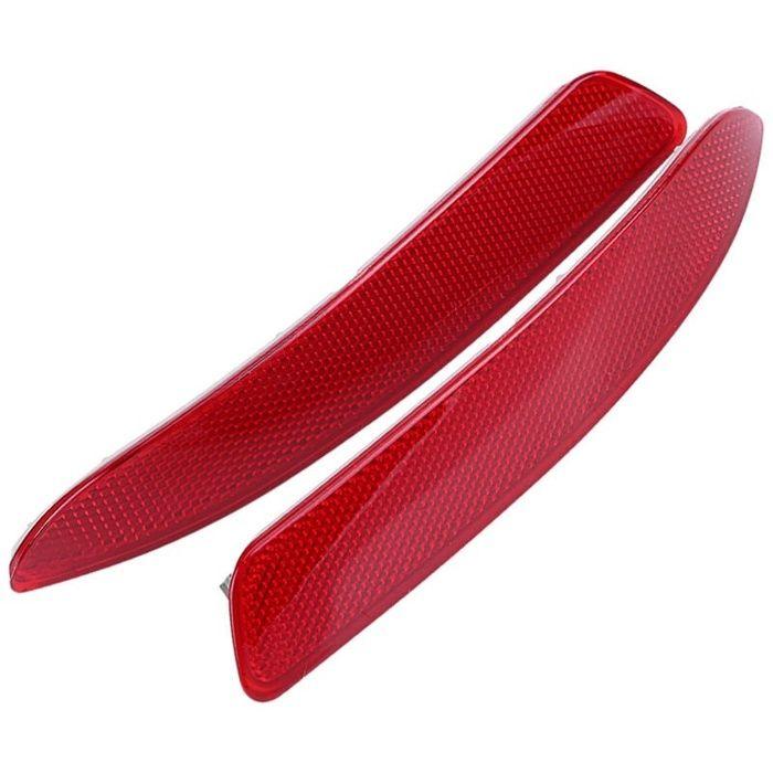 Réflecteur de pare-chocs arrière , 1 paire de réflecteur de pare-chocs arrière gauche et droit rouge pour E70 X5 2007-2013