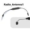 Hizpo Single Head or Dual FAKRA RF Radio Antenna Adapter Converter Cable with Amplifier for VW Benz Car Multimedia Player