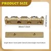 Brass Roller Guitar Nut Replacement 4 String Bass Accessories Part Split Regulation