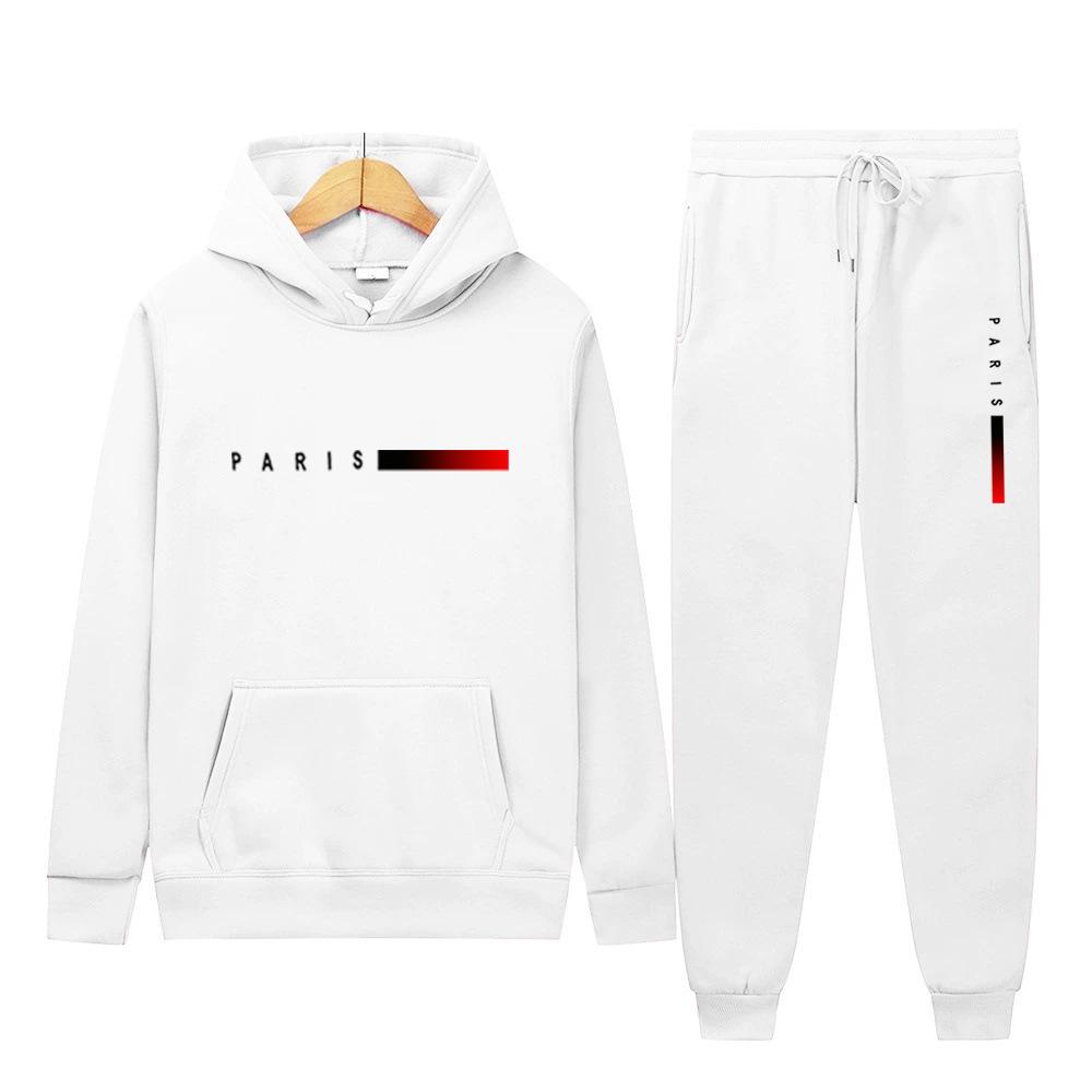 2025 Herren Logo-Print Kapuzenpullover & Jogginghosen Set