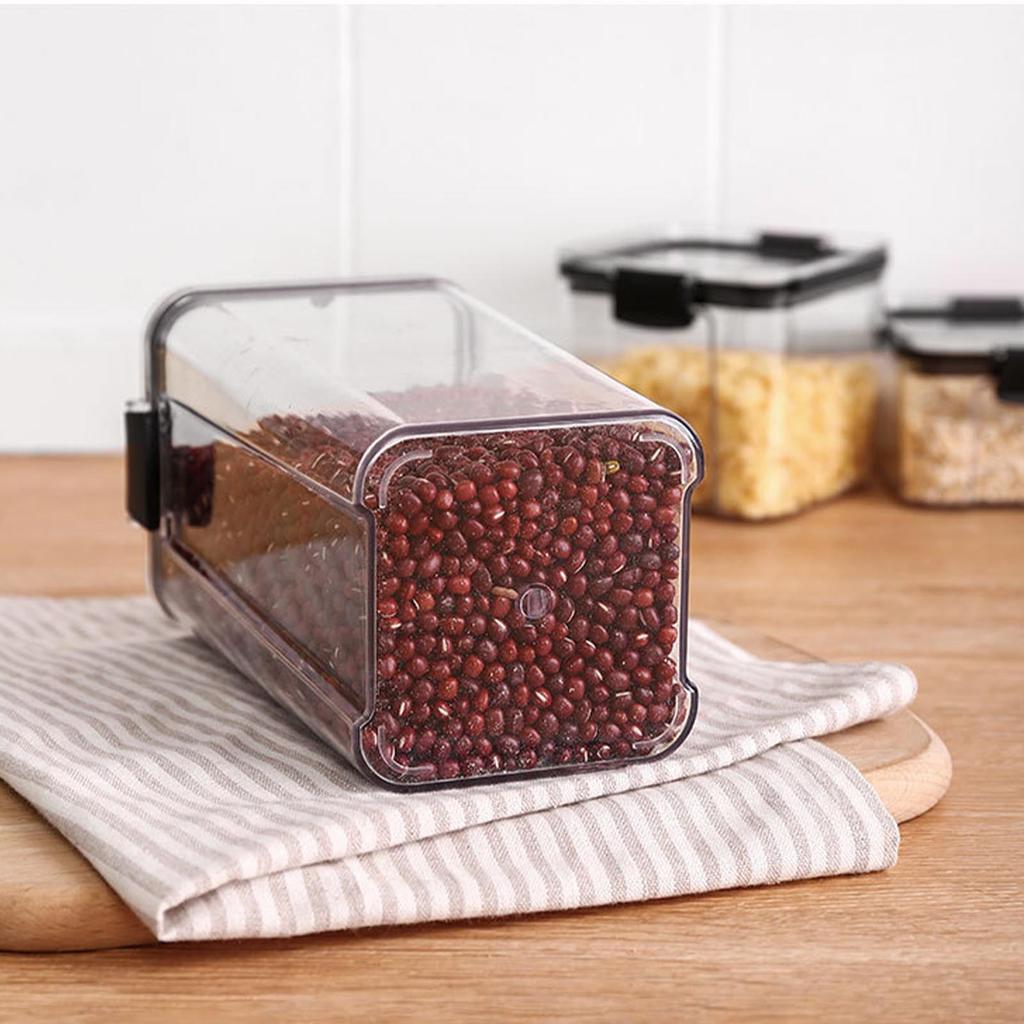 Food Storage Container Lunch Case Portable Sled Preservation Box Transparent for Students