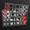 Car Styling Door Handle Reflective Stickers Vinyl Decoration For BMW Mini Cooper R56 R50 R53 F56 R60 2011 2012 2013 2018 2019