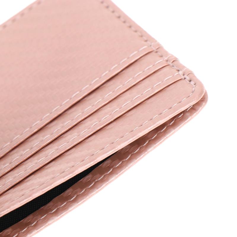 Slim Women Card Holder Wallet Pu Leather Women'S Business Credit Card Case Bag Student Id Bus Card Cover Purse