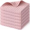 1/5pcs Kitchen Lock Edge Woven Towel High-quality Ultra-fine Fiber Waffle Cloth Reusable Super Absorbent Dishwasher Towel