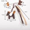 1 Piece Cute Leather Pegasus Bag Charms Nylon Rope Keychain Aesthetics Bow Backpack Accessories