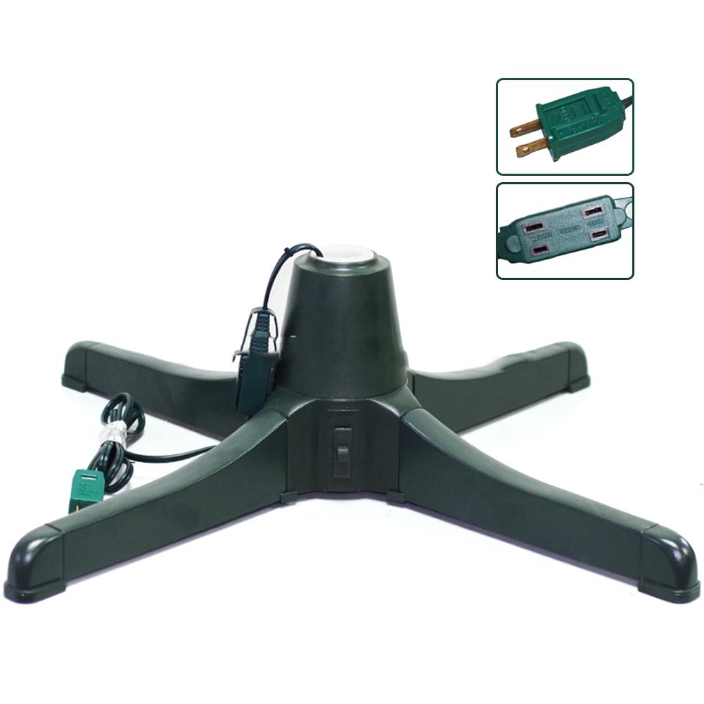 

Вращающаяся подставка для рождественской елки, пластиковая регулируемая подставка для рождественской елки, вращающаяся подставка для искусственной елки высотой до 7,5 футов 19cm