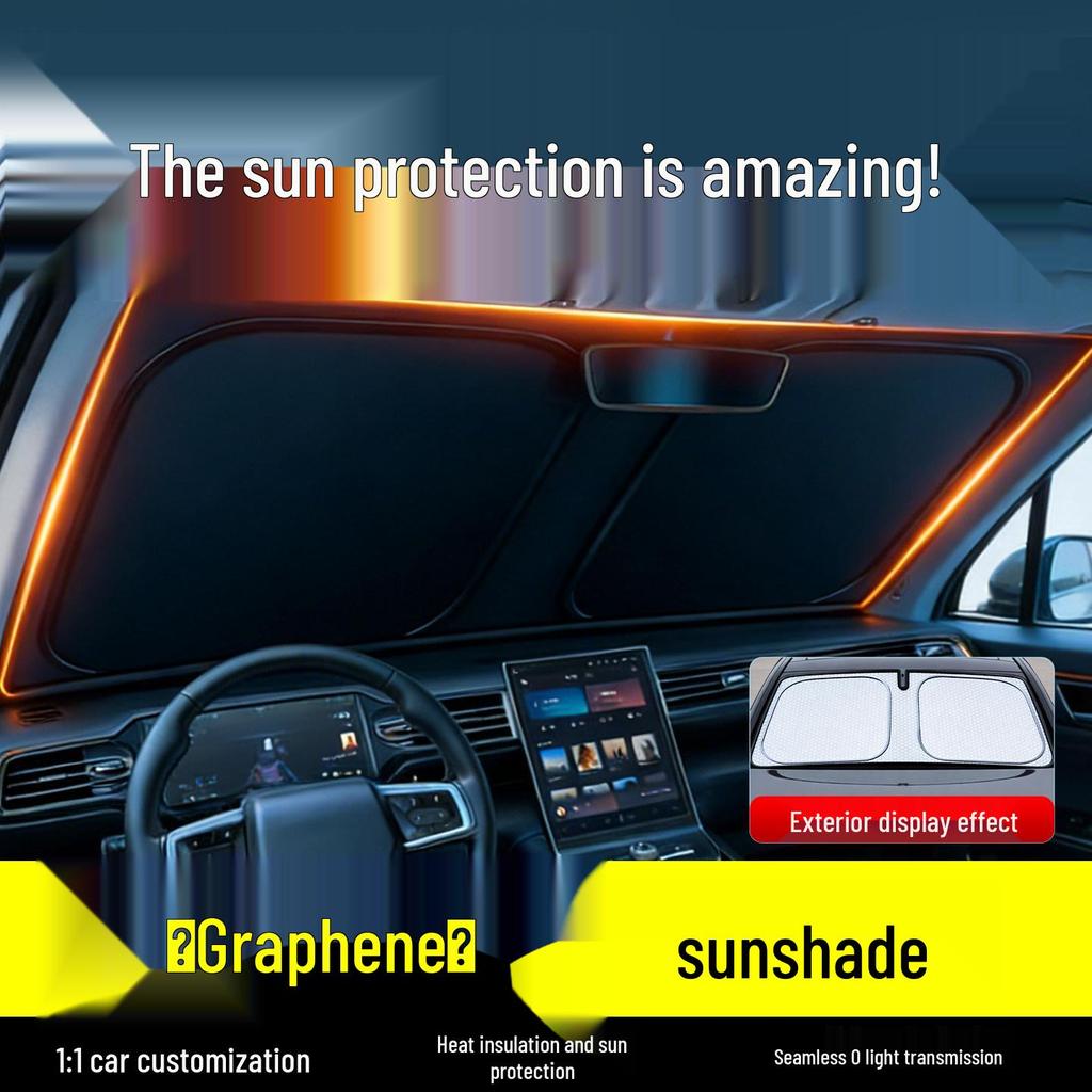 2025 Car Windshield Sunshade Umbrella - Heat Insulation & Sun Protection