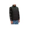 Vans Colorblock Zip-Up Stand Collar Vest Unisex Outerwear Black Dark-Green VN000A8ACM3