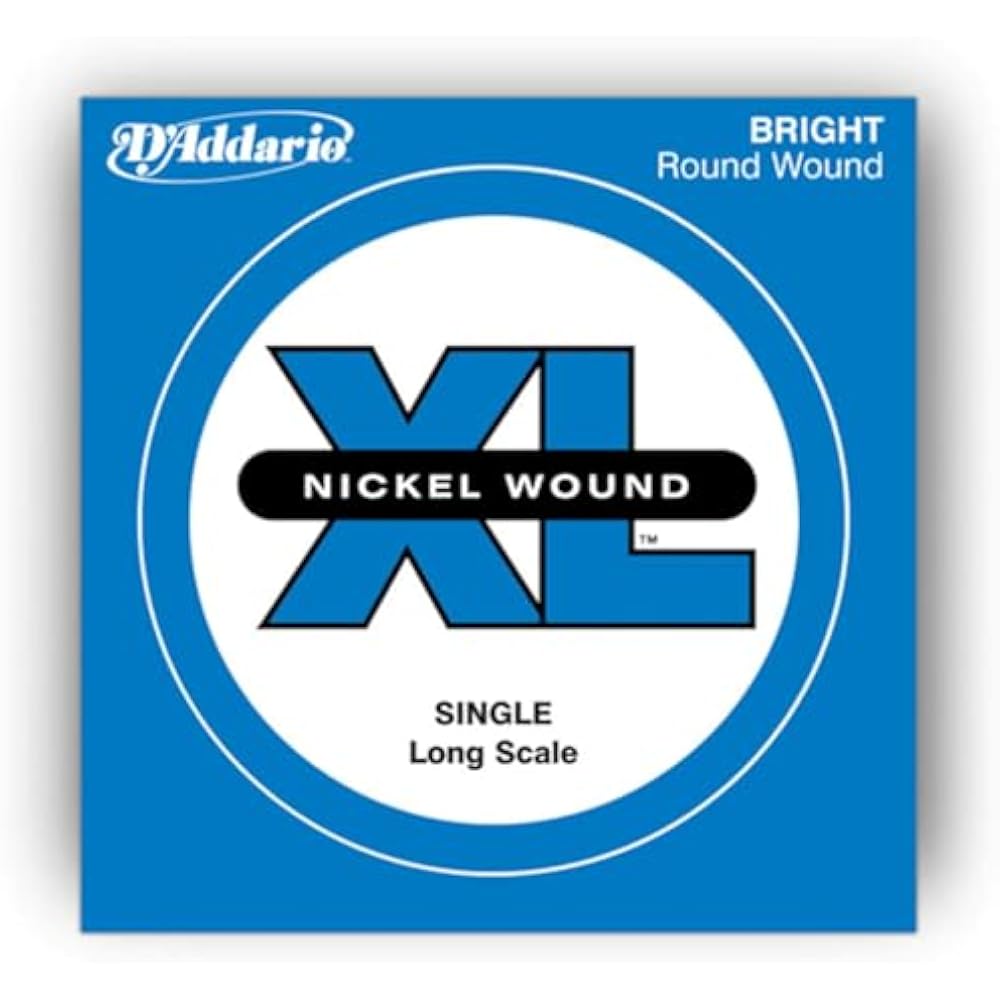 Daddario D Addario XLB067 Nickel Wound Bass Guitar Single String Long Scale .067
