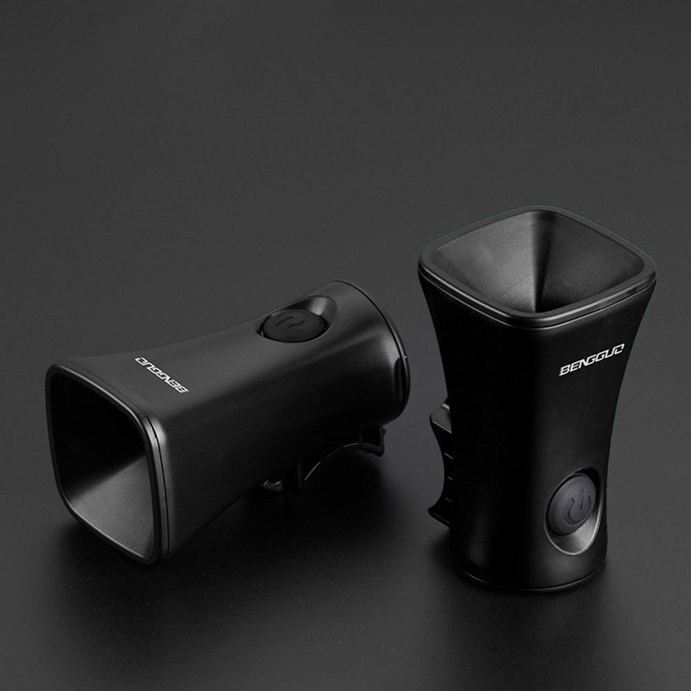 Bike Bell Loud Warning Safety Bell Rechargeable Bicycle Handlebar Alarm Ring Bell 5 Sound Modes Cycling Scooter Bike Accessories