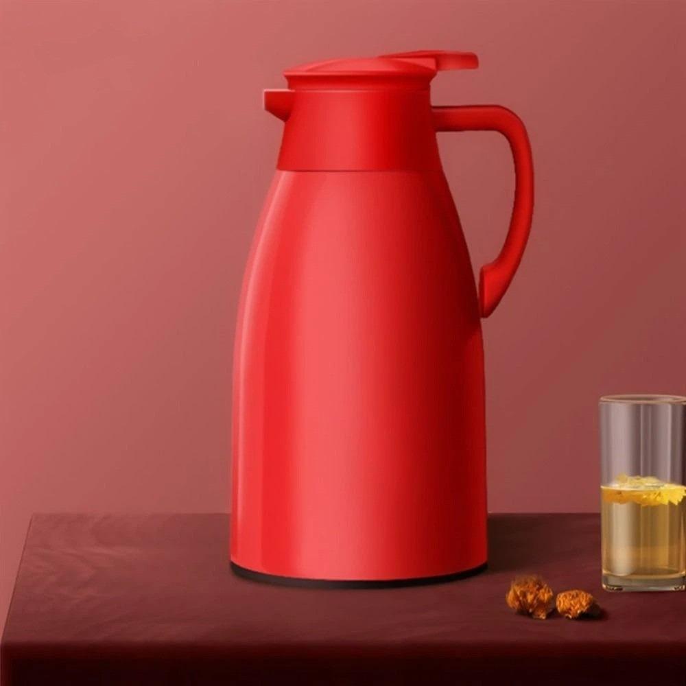 Long Term Insulation 1300/1900ML Insulation Kettle Glass Inner Large Capacity Thermos Bottle Leakproof Beverage Pot Office