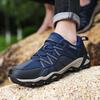 Męskie buty trekkingowe z niskim profilem, powierzchnia z siateczki, odporne na ścieranie i antypoślizgowe buty sportowe outdoorowe do podróży terenowych