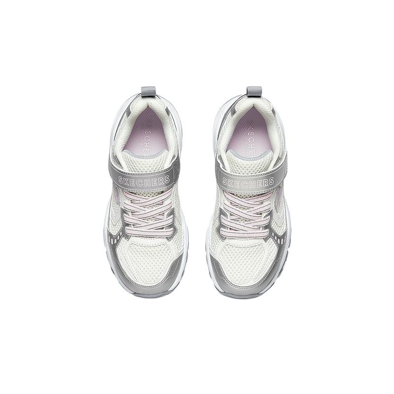 Skechers Kids Street Girls Comfortable Fashion Soft Versatile Casual Shoes Kids sneaker Off-White 319352L-OFWT
