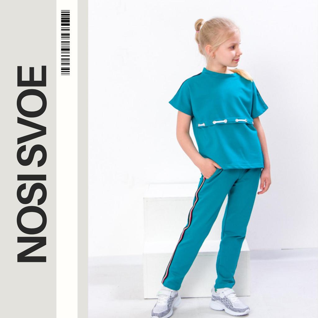 Clothing Set (Girls) Summer 6096-057 HC