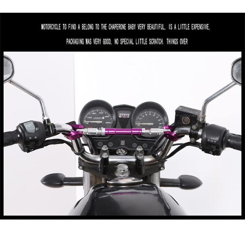 Aluminum Alloy Motorcycle Handlebar Reinforcing Balance CrossBar Strengthen Lever Bar Adjustable Universal