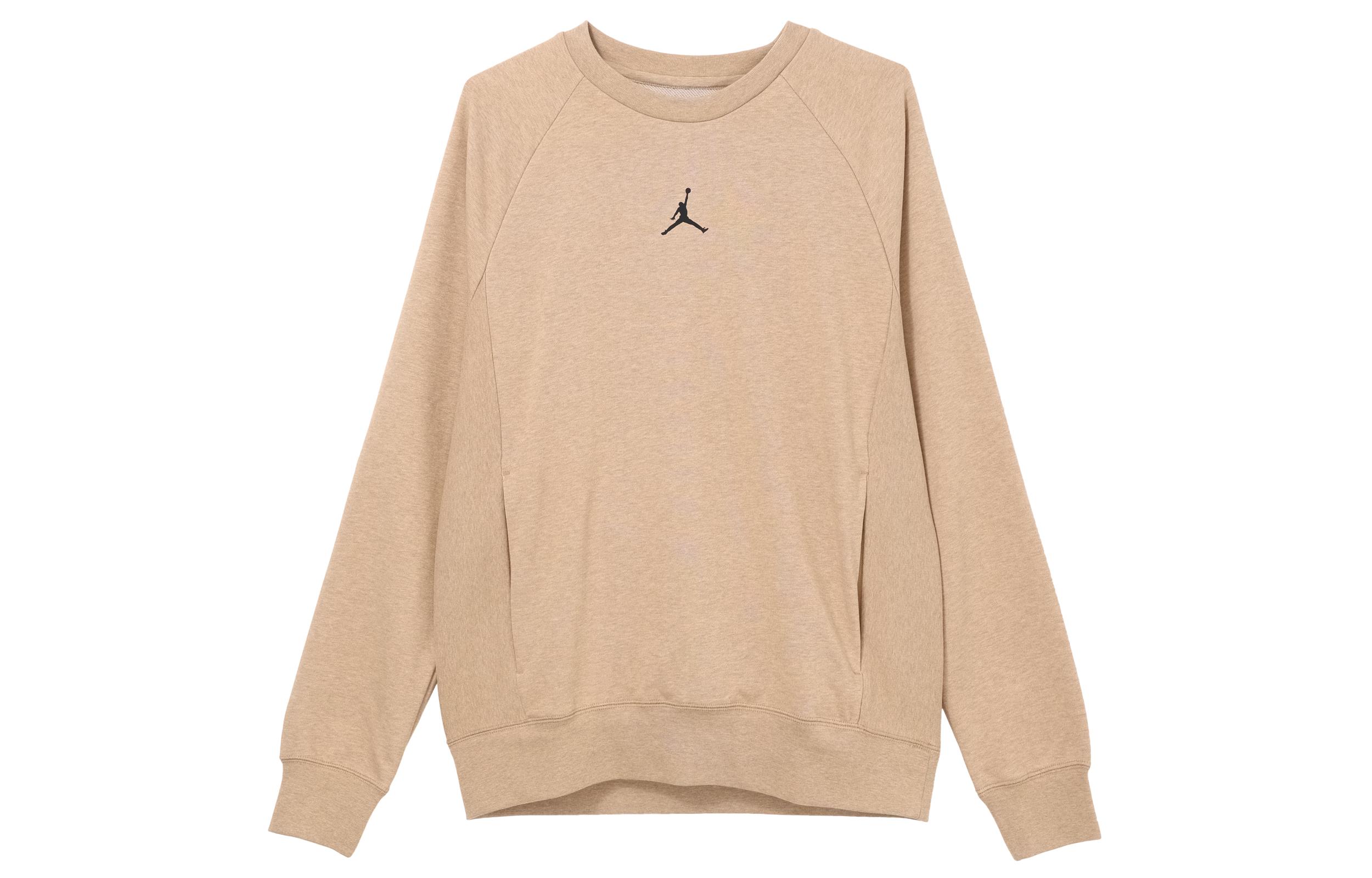 Мужские толстовки Jordan Хаки Круглый вырез Средняя Обычная посадка DV1287-201 S