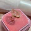 Kinel Vintage Rose Gold Color Rings For Women