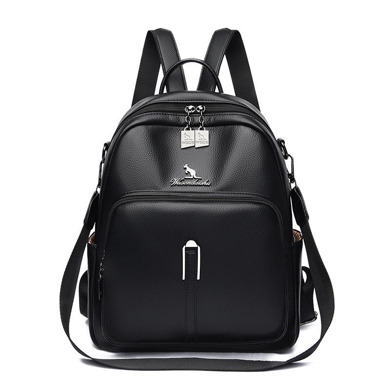 Dual-shoulder Bag Fashionable Daily Commuting Schoolbag Student High-end Large-capacity Travel Backpack