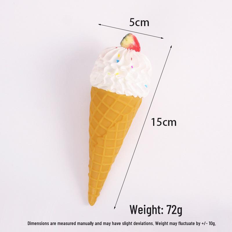 Waffelhörnchen-Modell - Dekorationsobjekt für gefälschtes Eisgeschäft, DIY-Handspielzeug.
