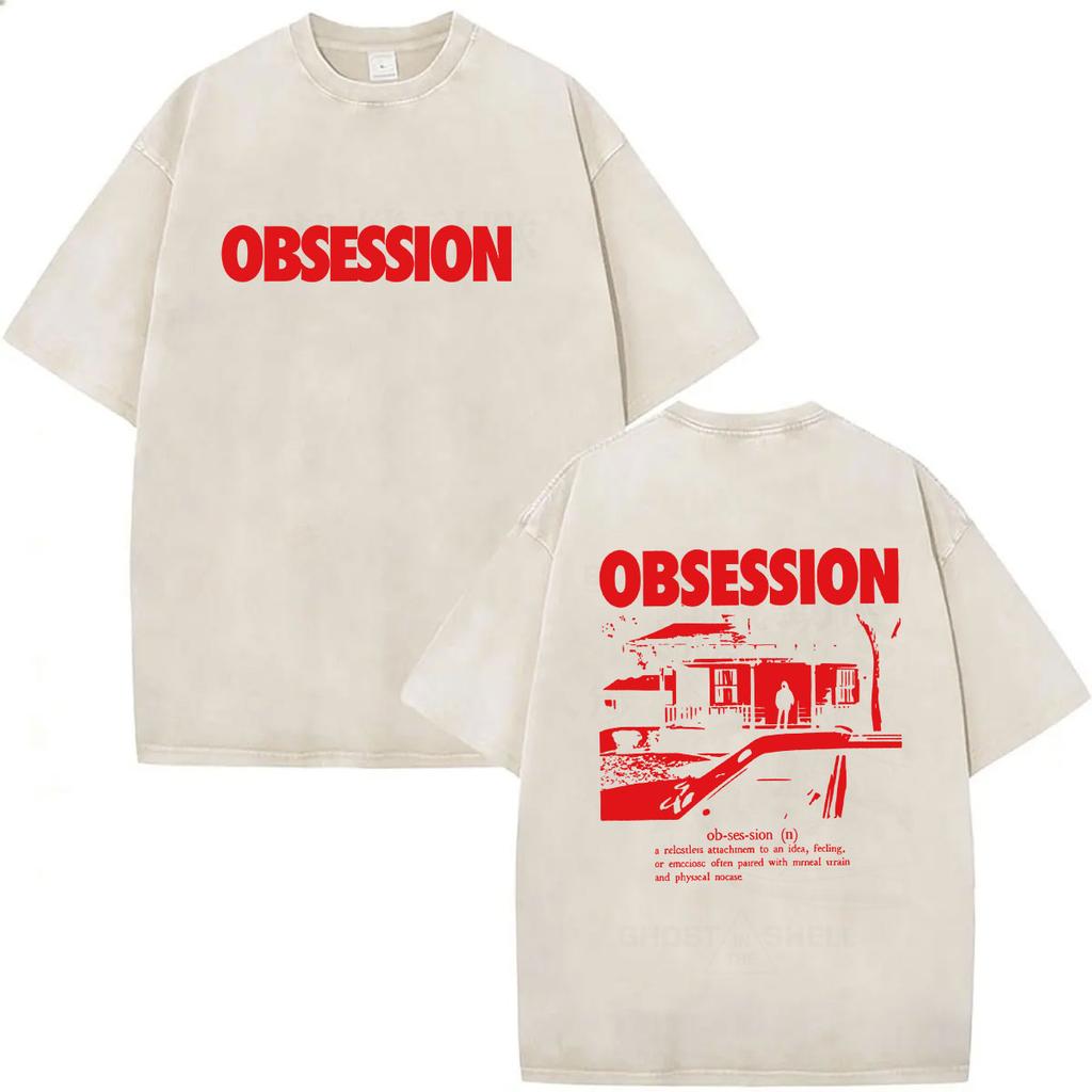 2026 Filmbesessenheit Sei vorsichtig, was du dir wünschst Augen Grafik Vintage Washed T-Shirts Herren Damen Kurzarm-T-Shirt Streetwear