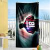 Man City Player Action Beach Towel Super Soft Microfiber Quickdry Fabric Comfortable Lightweight Suitable for Swimming, Gym, Camping, Yoga Vacation