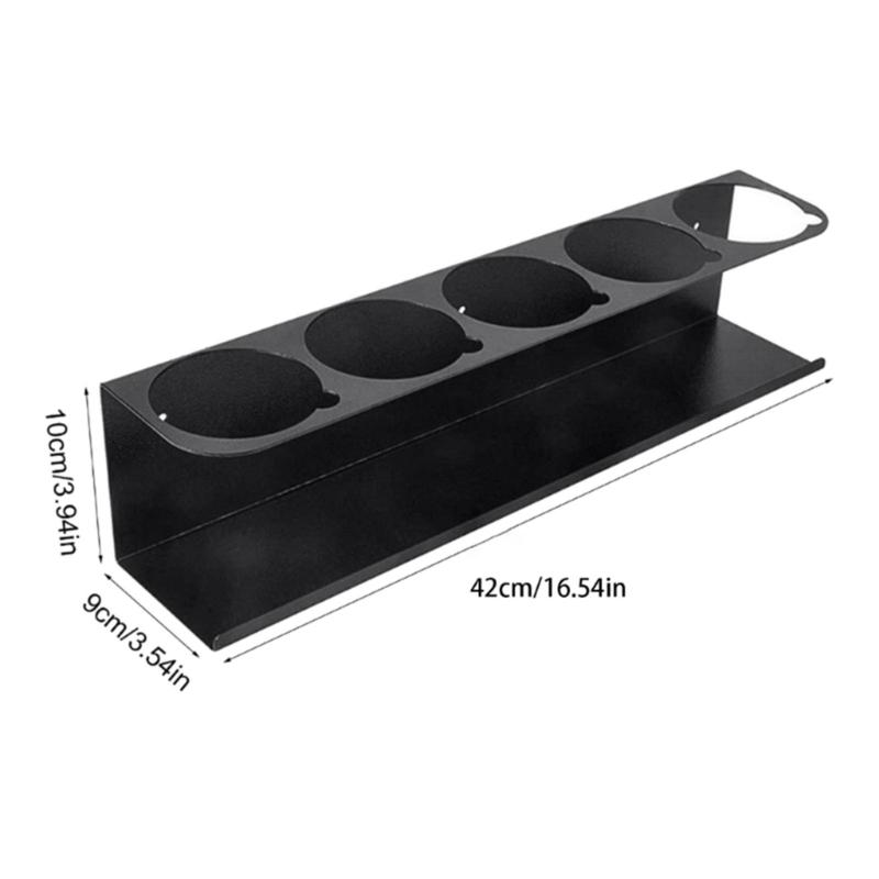 Set of 2 Sturdy Metal Bottle and Can Holders with Rustproof Coating Ideal for Garages and Auto Repair Shops Use