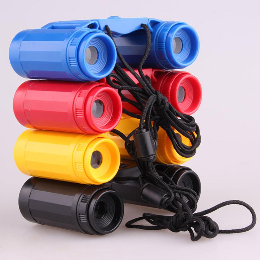 Télescope Jouet 2,5 X 26 Jouets d'Éducation Précoce Jumelles Portables avec Sangle pour Enfants de 6 à 12 Ans