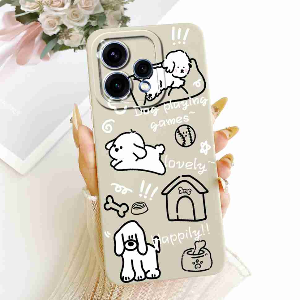 For Oppo Reno15 5G Case CPH2825 ilicone Back Cover For Oppo Reno 15C Reno15c 5G Cute Panda Cartoon Phone Cases Shockproof