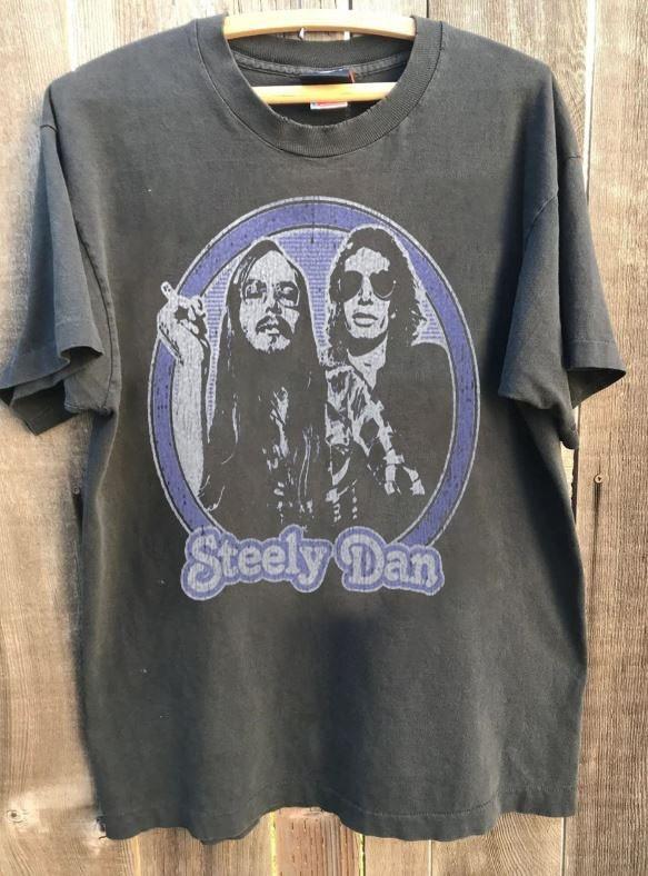

1980 Steely Dan Band Rare Design Charcoal Unisex Tshirt Reprint S5XL WA5390 Unisex T-Shirt XL