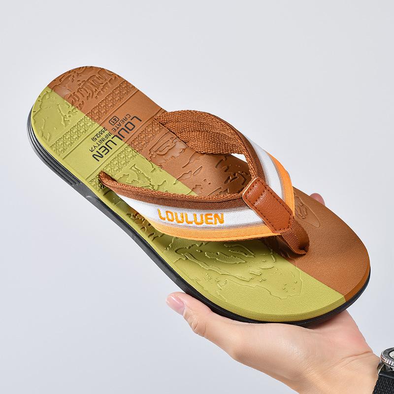 New Men's Flip-flops Summer Slippers Men's Non-slip Beach Fashion Outdoor Cool Slippers