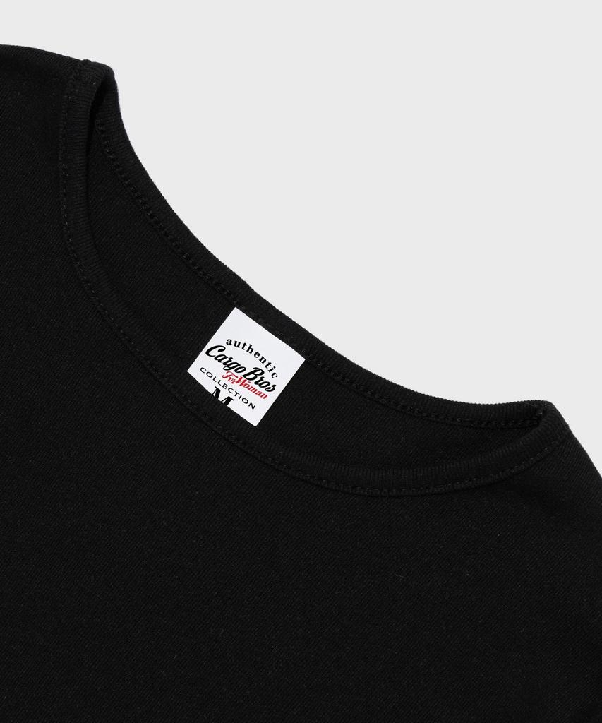 CARGOBROS FOR WOMAN Dot Logo Short Sleeve T-Shirt (Black)