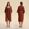 New jacquard satin loose and comfortable loungewear suit women's suspender nightgown nightgown 1998 + 1011