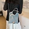 Denim bag women's summer new niche underarm bag high-end shoulder tote bag