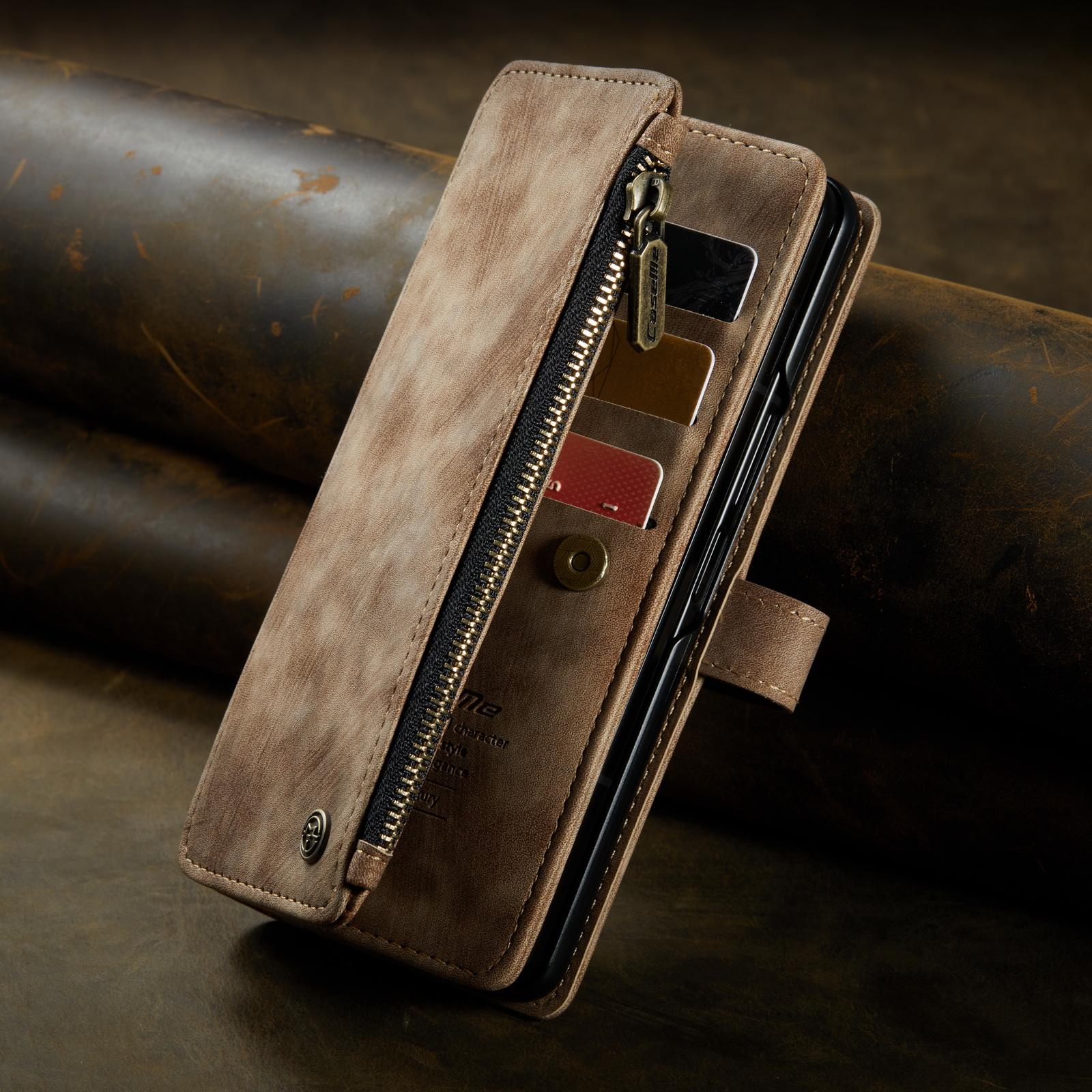 

Кожаный чехол-сумка с защитой от падения для samsung zfold5 для Samsung Galaxy Z Fold 5 5G Fold5, защитный чехол с гнездом для карт for Samsung Z Fold 5